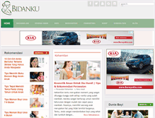 Tablet Screenshot of bidanku.com